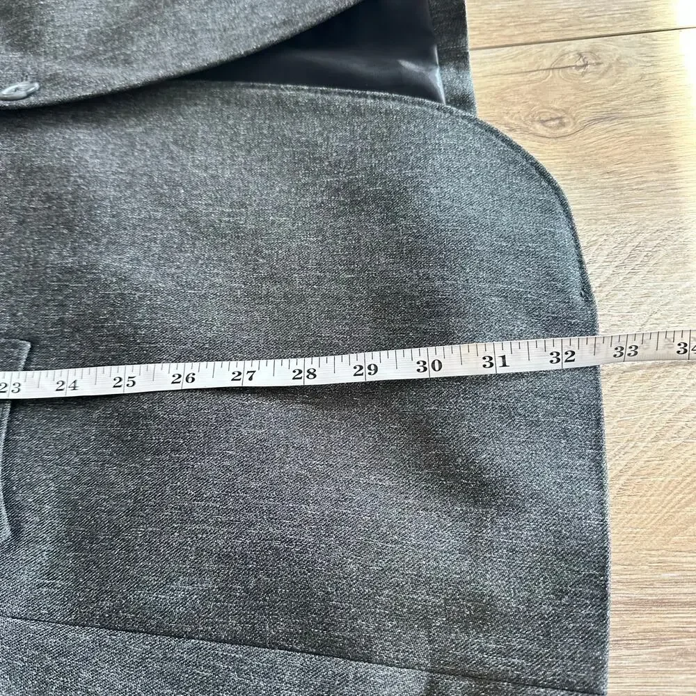 Circle S Vintage Western Suit Jacket Gray Black 44Long